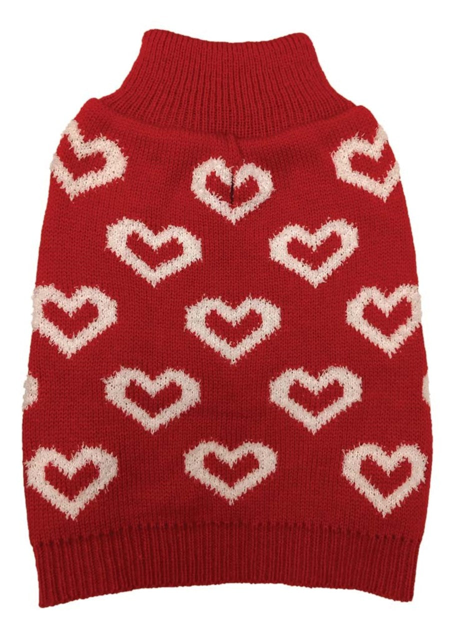 Sweater Dog Red - Red - XS - #31523