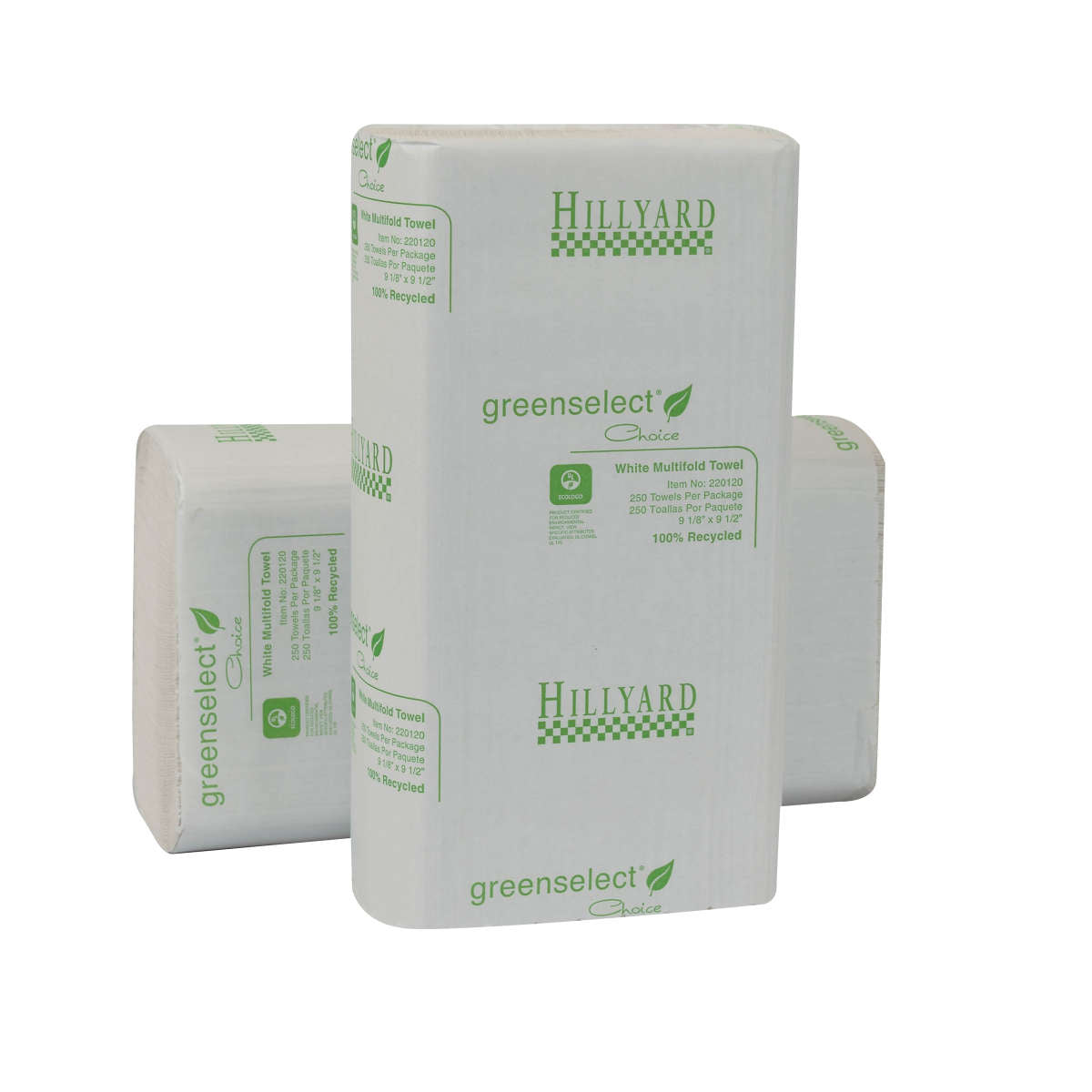 Green Select Multifold 1 Ply White Towel - Paper Towels - #48