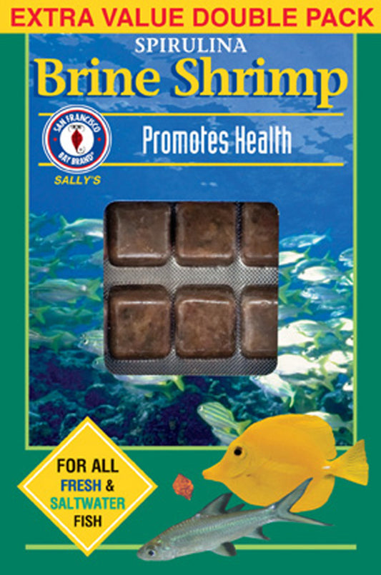 Spirulina Brine Shrimp Frozen - 60 Count - 7 oz - 200 g - #32264