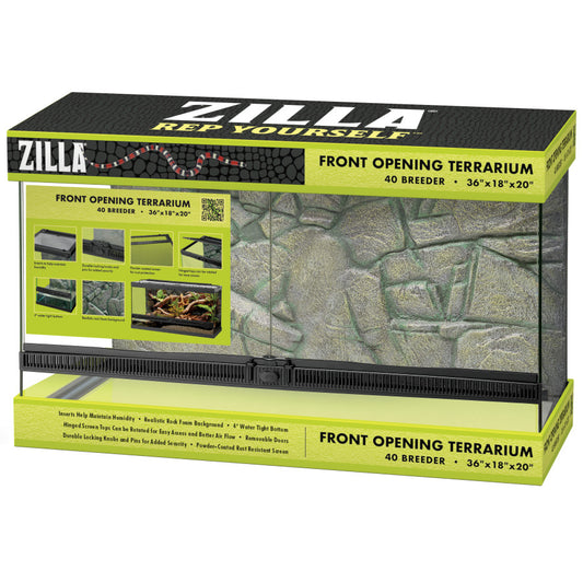Terrarium Front Opening - Zilla - 36"x18"x20" - 40 Breeder - #25592