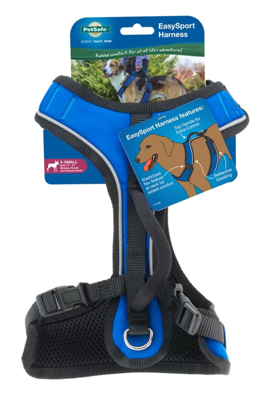 Harness Dog EasySport XS - Blue - Extra Small - #31532