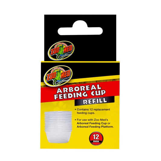 Zoo Med Arboreal Feeding Cup Refills – 12 Pack - #26752