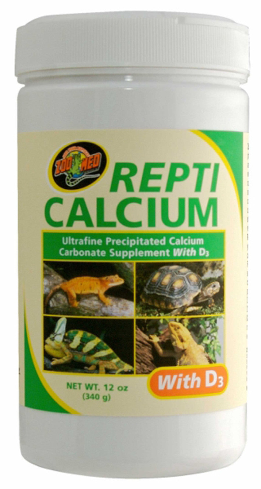 Repti Calcium With D3 - 12 oz - #26501