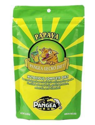 Gecko Diet Fruit & Papaya - 2 oz - Green/Yellow - #30193
