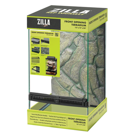 Front Opening Terrarium - 12"x12"x20" - #29112