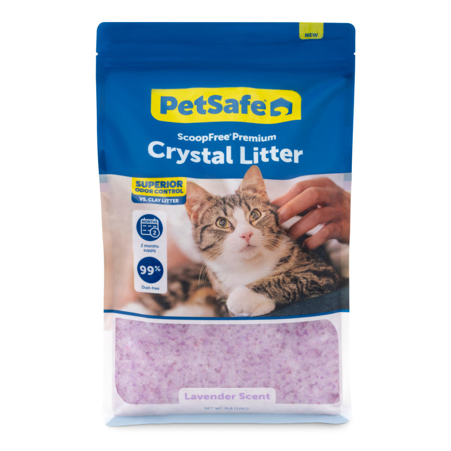 Premium Crystal Litter - Lavender - Pet Safe - 8 Lbs - #7752