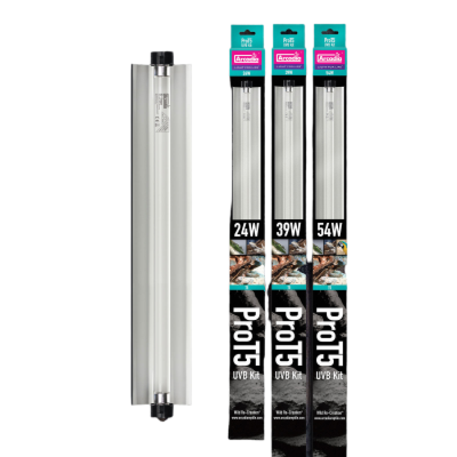 Pro T5 UVB Kit with Bulb - 14% UV-B - 24 Watt - 24" - Arcadia - #32420
