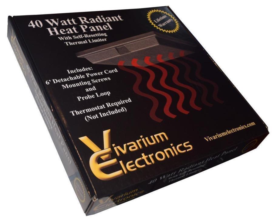 Panel Radiant Heat - Vivarim Electronics - 40 Watt - #31771