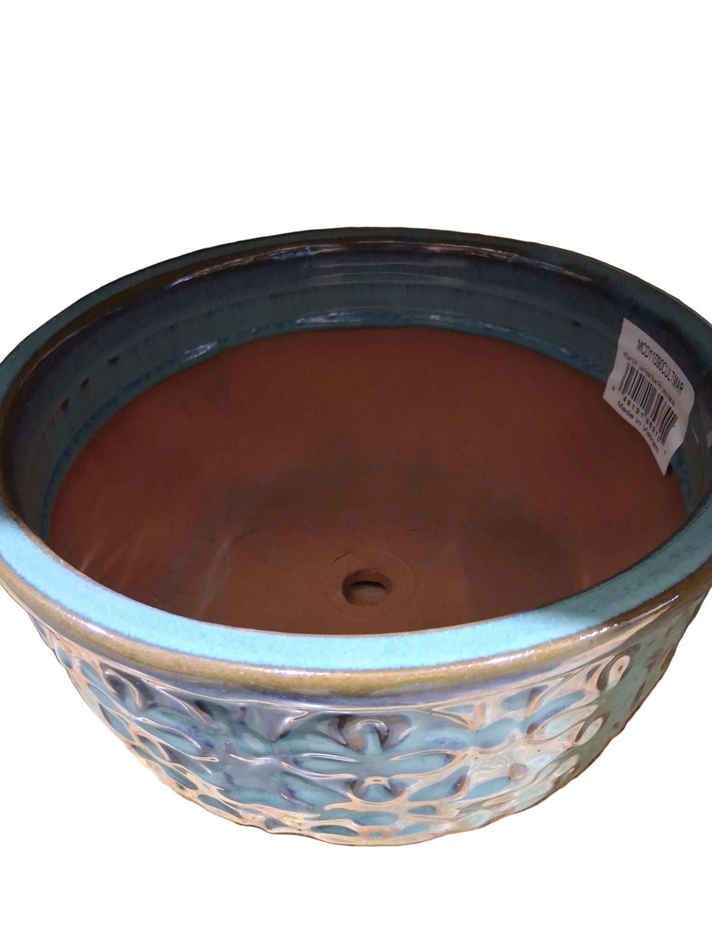 Ultra Marine Low Petal Planter Pot - 9.5" - #30094