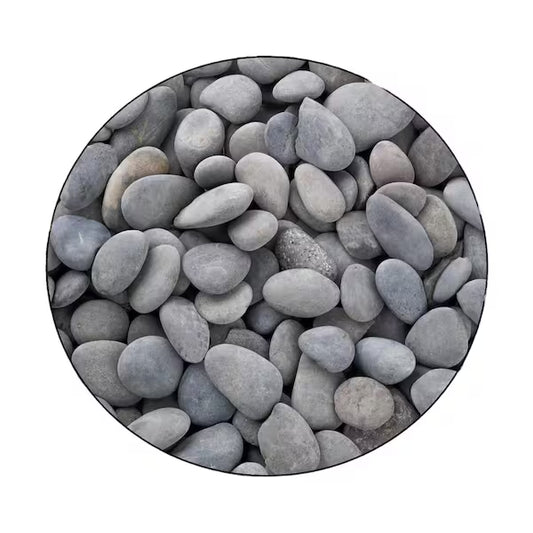 River Rock Pebbles - Gray - Bagged - 2"-4" - 0.5 CF - #23960