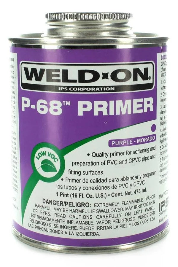 Primer P-68 PVC Purple - 1 Quart - #2473