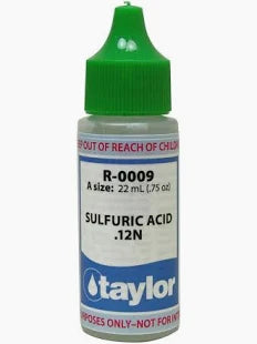 Reagent #9 Sulfuric Acid .12N 3/4 Oz - TAY-45-1007 - #12599