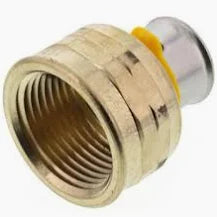 1/2"x3/4" Bronze Straight Adapter - Viega - #29219