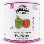 Freeze Dried Red & Green Diced Bell Peppers - 20 Oz Can - Augason Farms - #19661