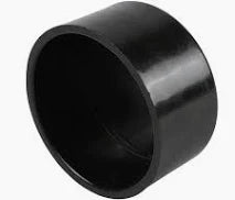 4" Black ABS Cap - #32766