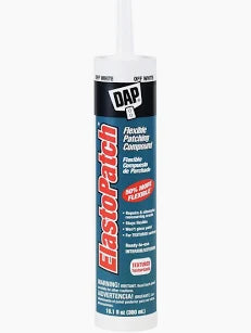 Elasto Patch Smooth Caulking - White - 10 Oz - #28724