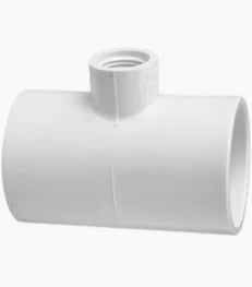 1-1/4"x1-1/4"x1/2" SCH40 PVC Tee - SST - 402-166 - #3823