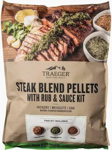 Steak Blend Kit Traeger Pellets - 18 Lbs - PEL355 - #30600