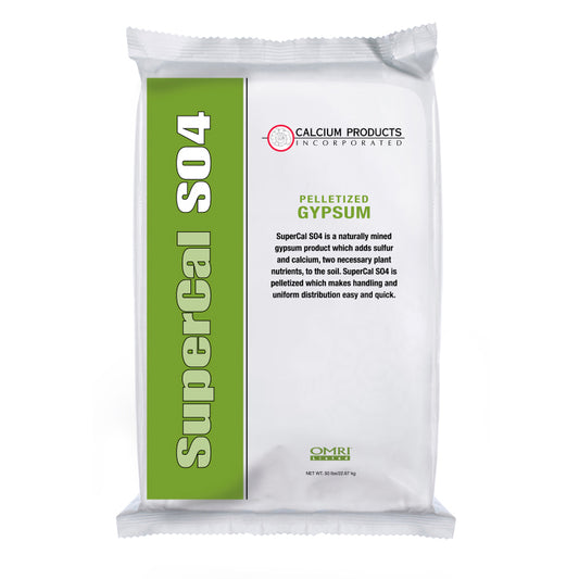 Gypsum Pelletized SuperCal SO4 - 50 Lbs - #13301