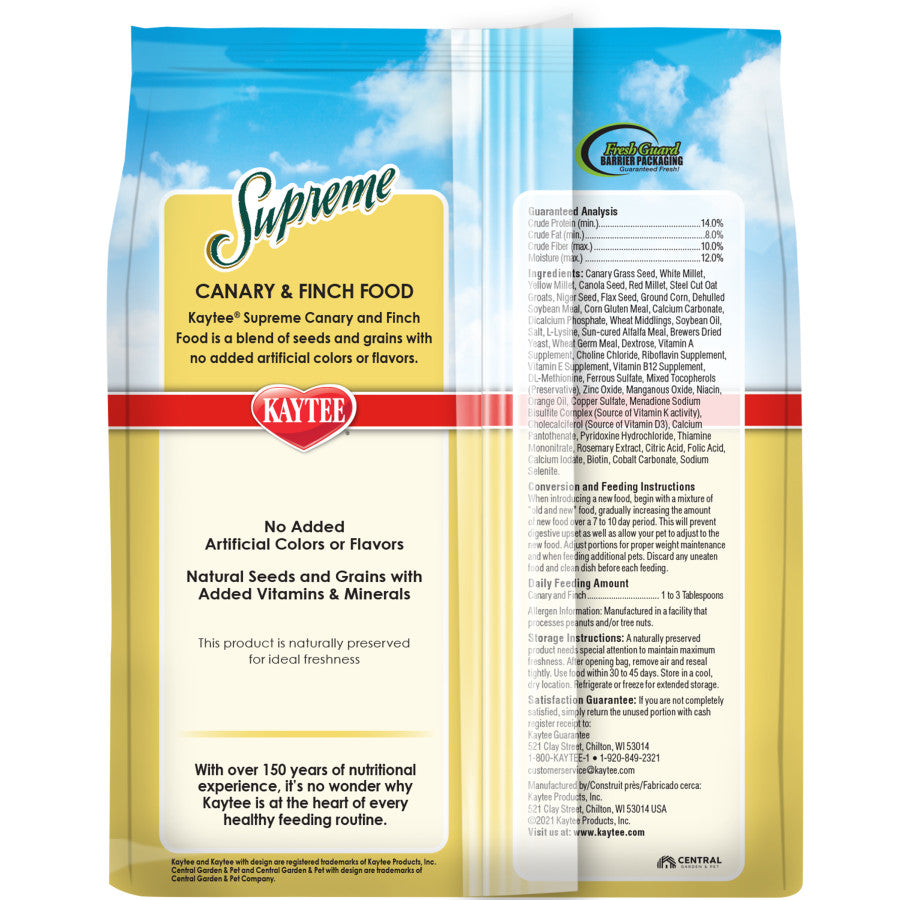 Food Canary and Finch Supreme - 2 lbs - #27212