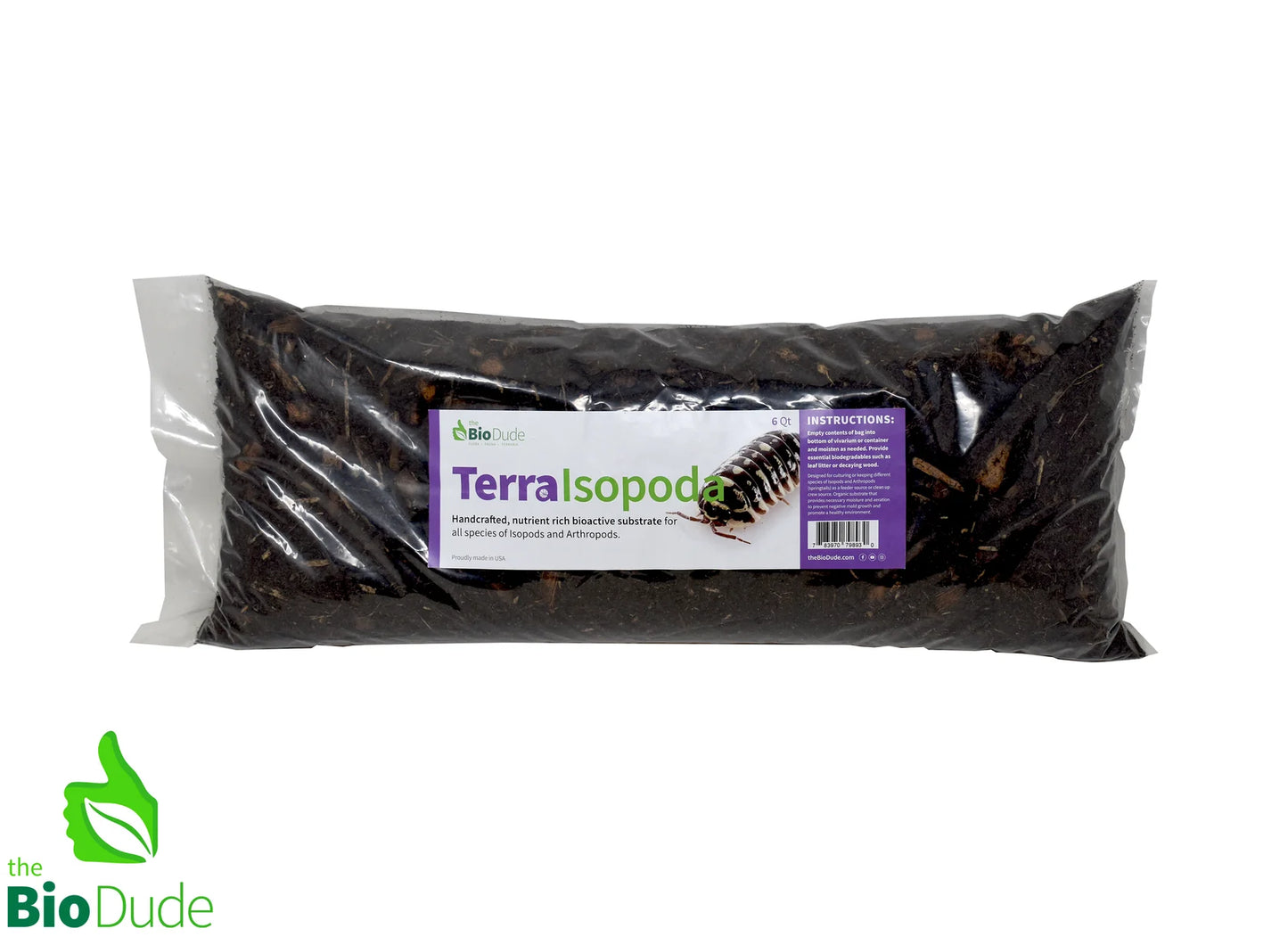 Terra Isopoda - Bioactive Isopod Substrate - 6 qt - #31622