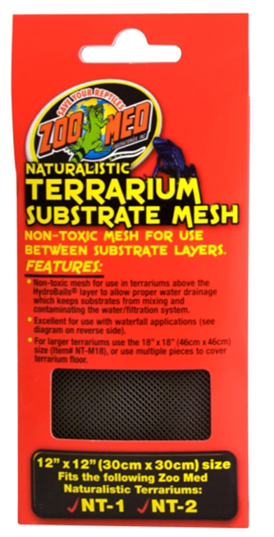 Substrate Mesh 12" x 12" Zoo Med - Small # 31682