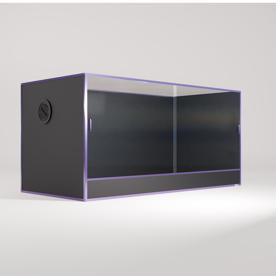 Sliding Door Enclosure - 120 Gallon - Special Order - Reptile Basics - Purple - #31986