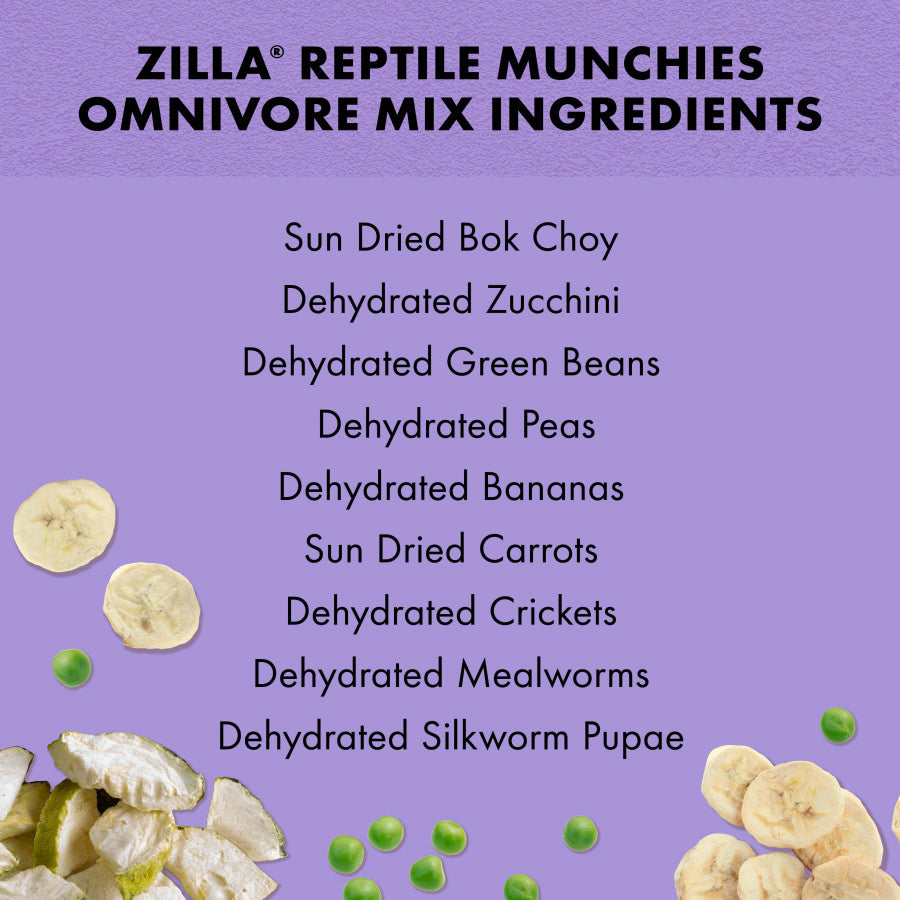 Omnivore Mix Reptile Munchies Zilla - 4 oz - #25436