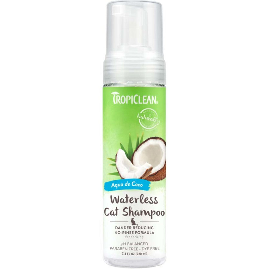 Shampoo Cat Waterless - Coconut Water - Deodorizing - 7.4 oz - #32356