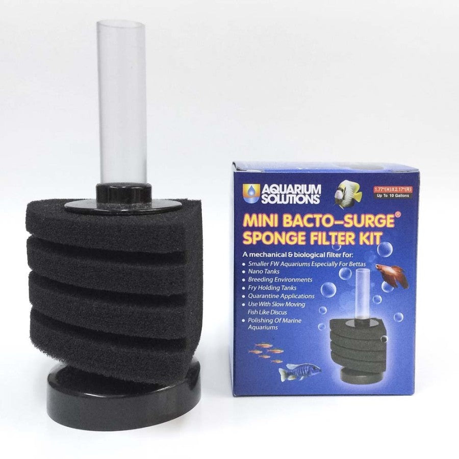 Sponge Filter Kit Bacto-Surge - Mini - 1.77"X2.17" - #26887