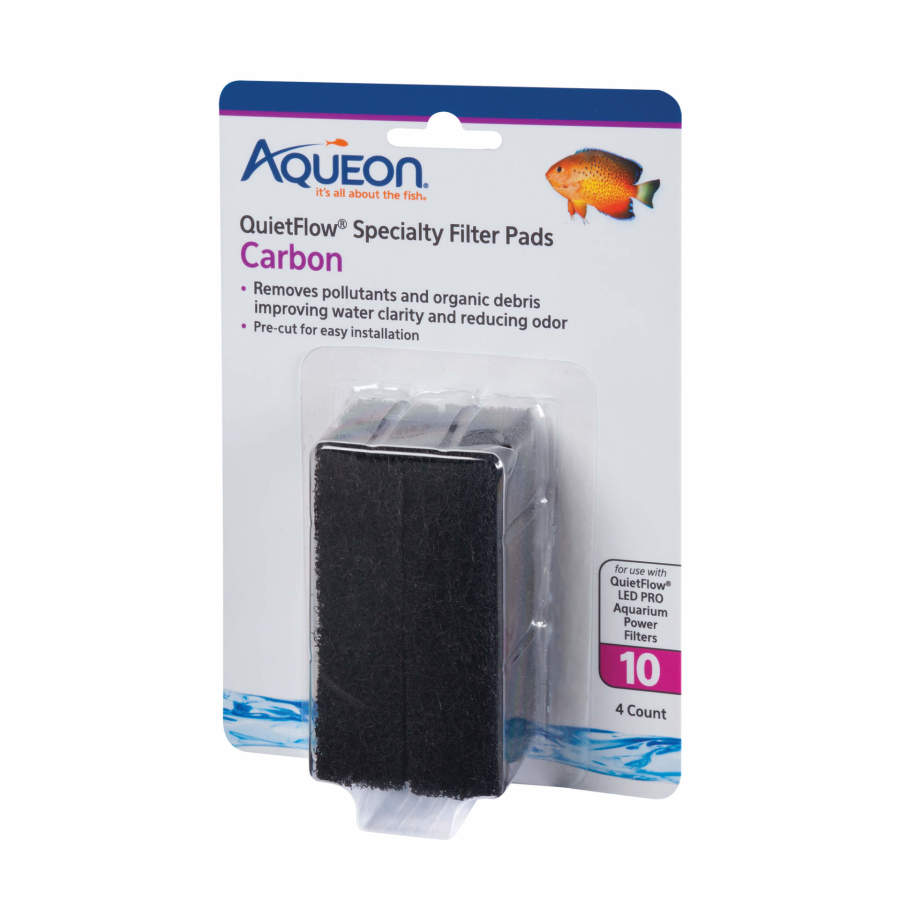 Filter Pads Carbon - 4 Count - QuietFlow 10 - #31445