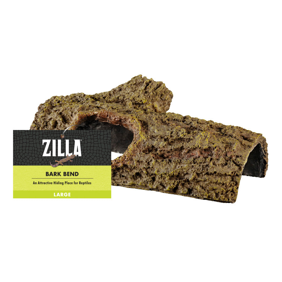 Reptile Log Bark Bends Large - #25454