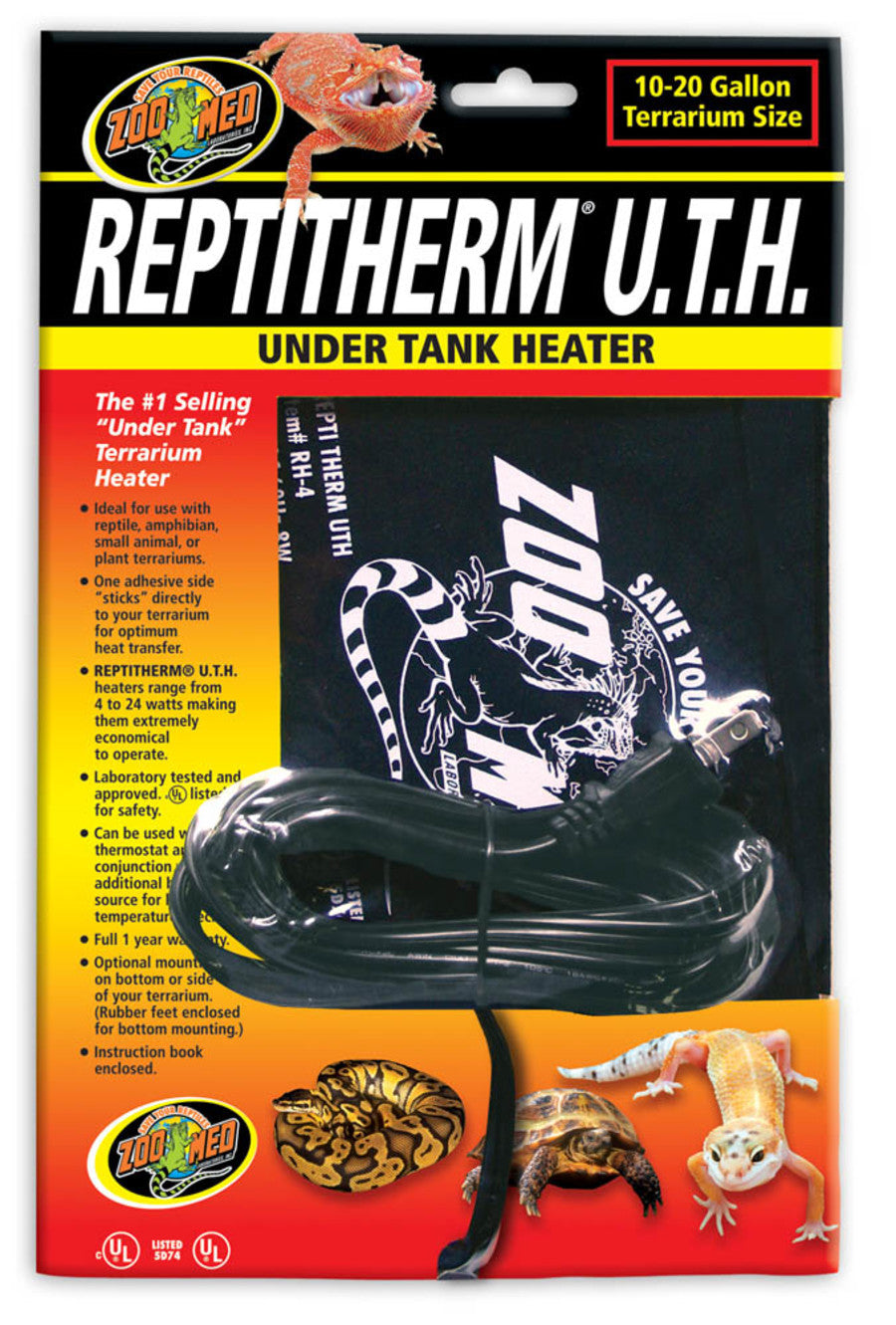 ReptiTherm Under Tank Heater - 10-20 Gallon - #25427