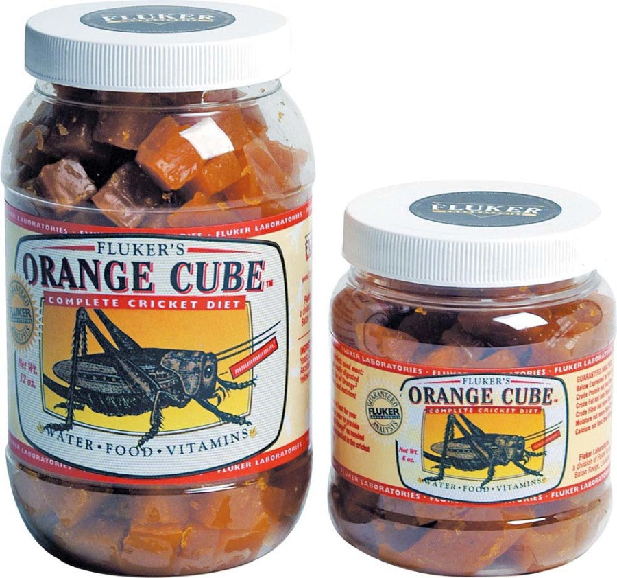 Cricket Food Orange Cube - 6 oz - Orange - #31128